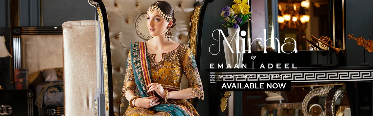 Mirha Embroidered Luxury Wedding Edition By Emaan Adeel